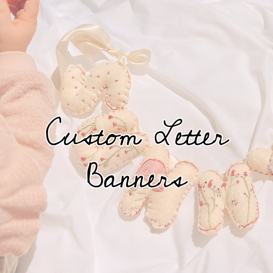 Custom Letter Banners September