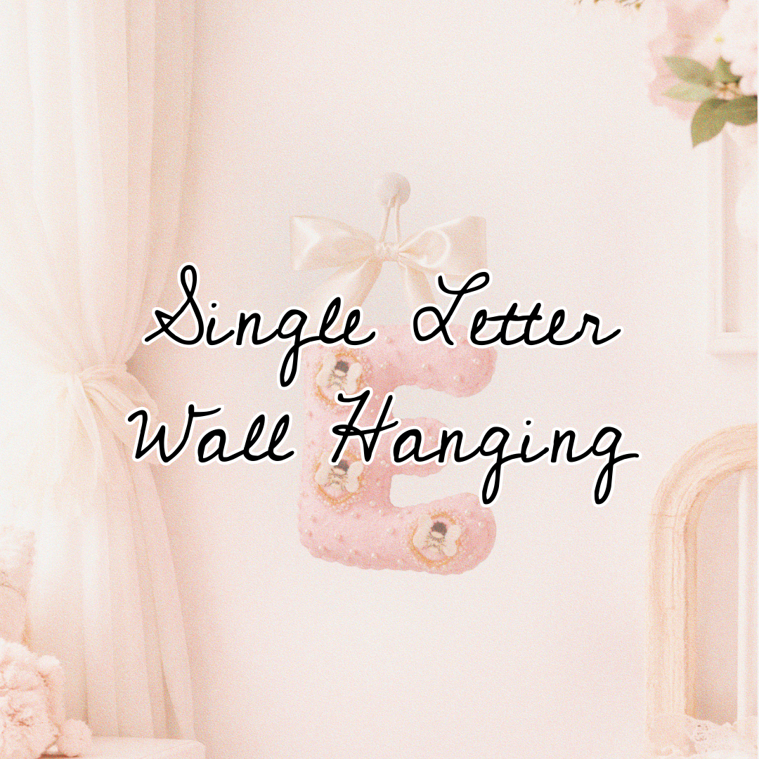 Single Letter Wall Hanging September