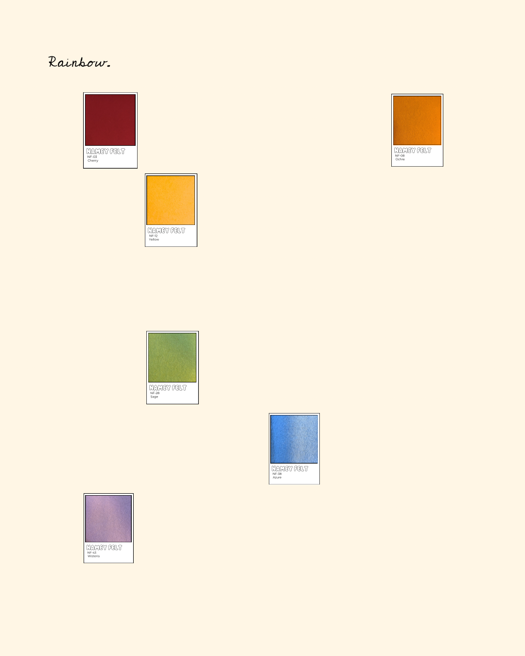 Namey Felt Packs